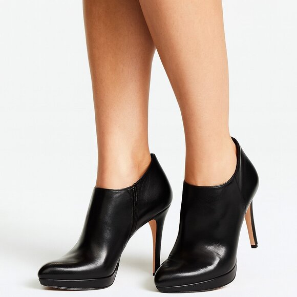 Vince Camuto Elvin Black Nappa Leather Platform Stiletto Bootie Womens 9.5B - Picture 9 of 9